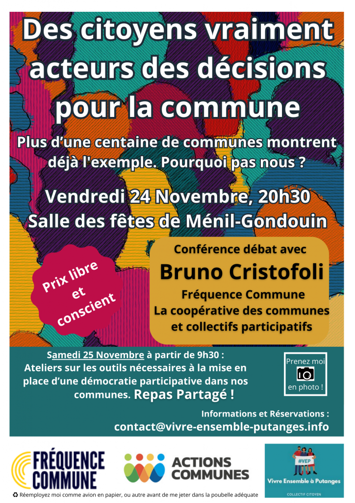 La Conf Rence De Bruno Cristofoli Fr Quence Commune Vivre Ensemble